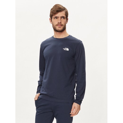 The North Face Longsleeve Simple Dome NF0A87QN Granatowy Regular Fit The North Face M MODIVO