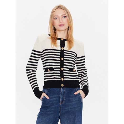 Luisa Spagnoli Kardigan Mesto 57826 Beżowy Regular Fit ze sklepu MODIVO w kategorii Swetry damskie - zdjęcie 183945709
