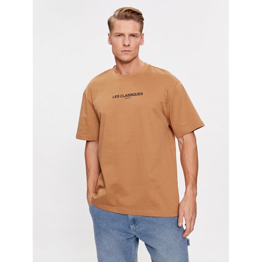Only & Sons T-Shirt 22027063 Brązowy Regular Fit ze sklepu MODIVO w kategorii T-shirty męskie - zdjęcie 183945768