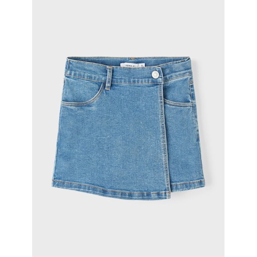 NAME IT Szorty jeansowe 13220247 Niebieski Regular Fit ze sklepu MODIVO w kategorii Spodenki dziewczęce - zdjęcie 183945805
