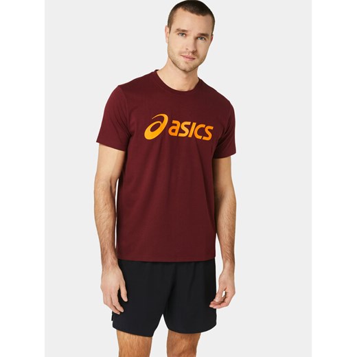 Asics T-Shirt Asics Big Logo Tee 2031A978 Czerwony Ahletic Fit ze sklepu MODIVO w kategorii T-shirty męskie - zdjęcie 183945879