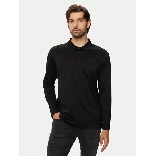 KARL LAGERFELD Polo 745000 544200 Czarny Regular Fit ze sklepu MODIVO w kategorii T-shirty męskie - zdjęcie 183945975