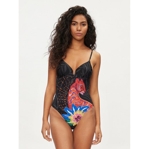 Desigual Strój kąpielowy Panter 24SWMK01 Czarny Desigual S MODIVO