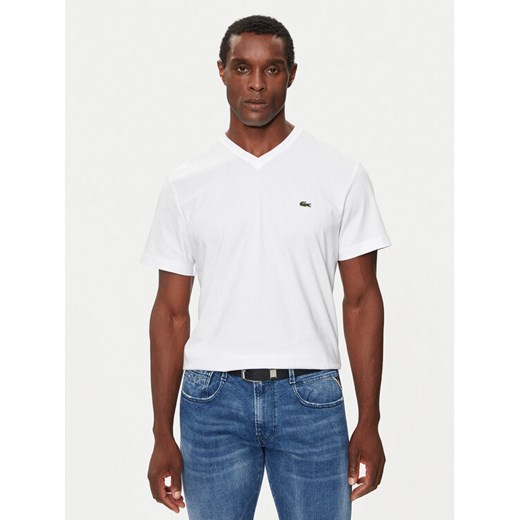 Lacoste T-Shirt TH5077 Biały Regular Fit Lacoste 4 MODIVO