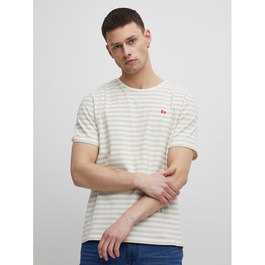 Blend T-Shirt 20715615 Beżowy Regular Fit ze sklepu MODIVO w kategorii T-shirty męskie - zdjęcie 183946075