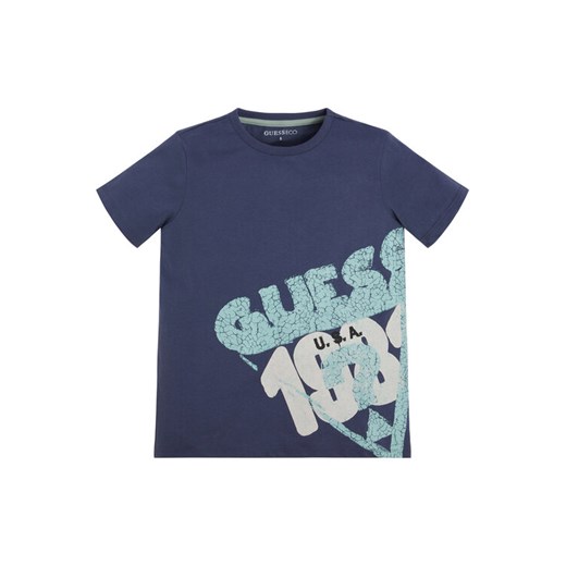 Guess T-Shirt L3GI20 K8HM3 Granatowy Regular Fit ze sklepu MODIVO w kategorii T-shirty chłopięce - zdjęcie 183946097