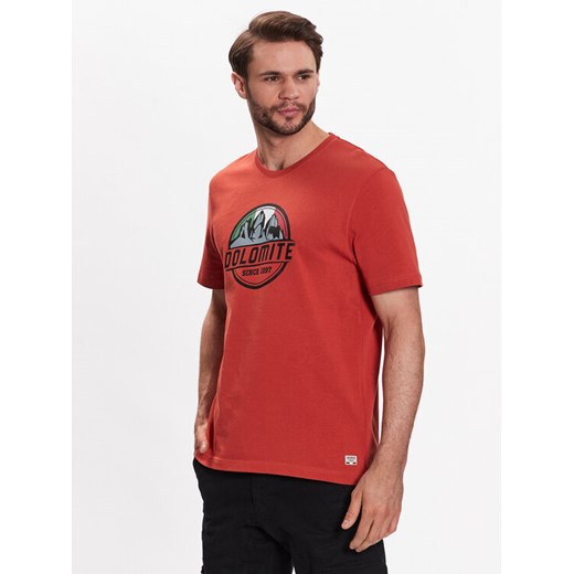 Dolomite T-Shirt 296160-1408 Pomarańczowy Regular Fit ze sklepu MODIVO w kategorii T-shirty męskie - zdjęcie 183946128