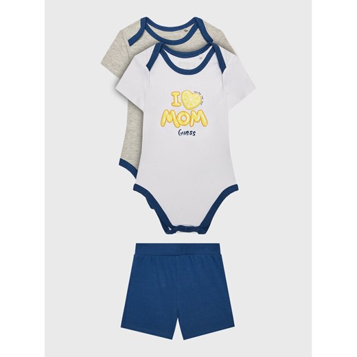 Guess Komplet 2 par body i szorty P3GG02 KAEE0 Kolorowy Regular Fit ze sklepu MODIVO w kategorii Komplety niemowlęce - zdjęcie 183946149