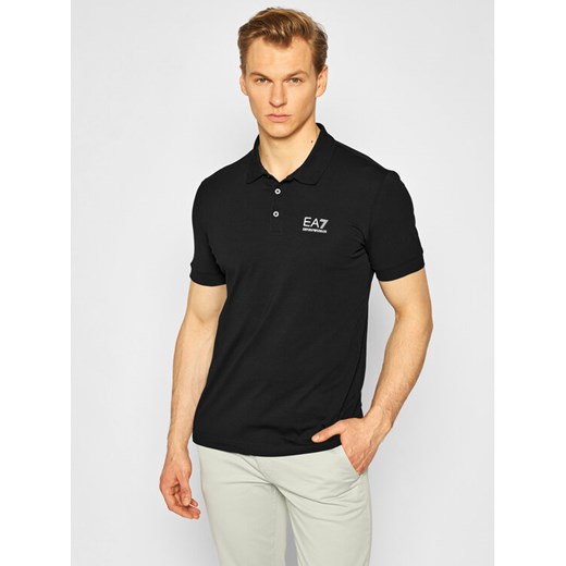 EA7 Emporio Armani Polo 8NPF04 PJM5Z 1200 Czarny Regular Fit L MODIVO