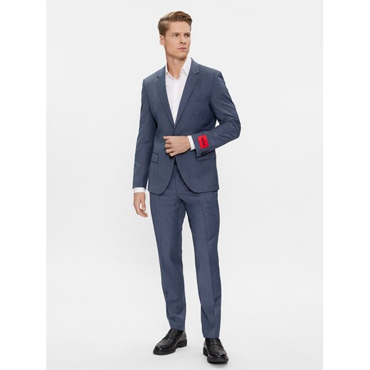 Hugo Garnitur Henry/Getlin232X 50509299 Granatowy Slim Fit ze sklepu MODIVO w kategorii Garnitury męskie - zdjęcie 183946245