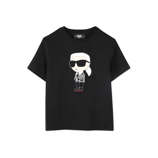 Karl Lagerfeld Kids T-Shirt Z30438 D Czarny Regular Fit ze sklepu MODIVO w kategorii T-shirty chłopięce - zdjęcie 183946268