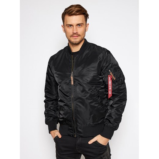 Alpha Industries Kurtka bomber Ma-1 Vf 59 Long 168100 Czarny Slim Fit ze sklepu MODIVO w kategorii Kurtki męskie - zdjęcie 183946487