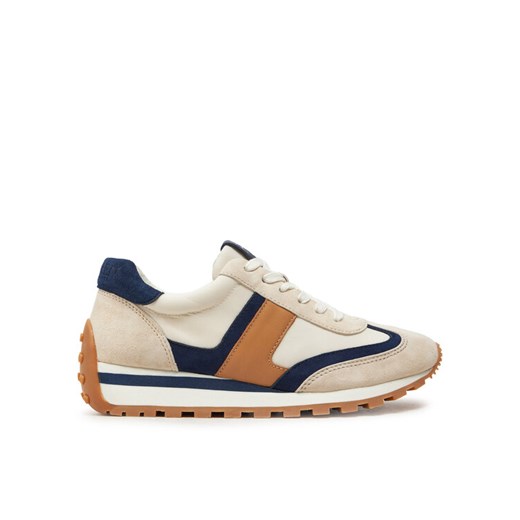 Lauren Ralph Lauren Sneakersy Dani 802947907001 Beżowy ze sklepu MODIVO w kategorii Buty sportowe damskie - zdjęcie 183946488