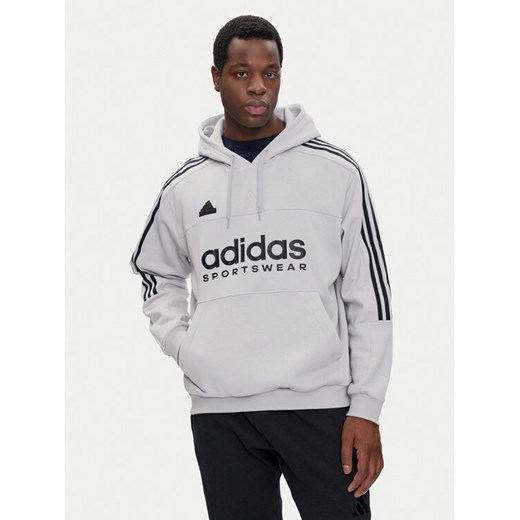 adidas Bluza House of Tiro IW5939 Szary Loose Fit M MODIVO