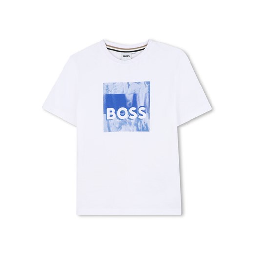 BOSS T-Shirt J52044 D Biały Regular Fit ze sklepu MODIVO w kategorii T-shirty chłopięce - zdjęcie 183946537