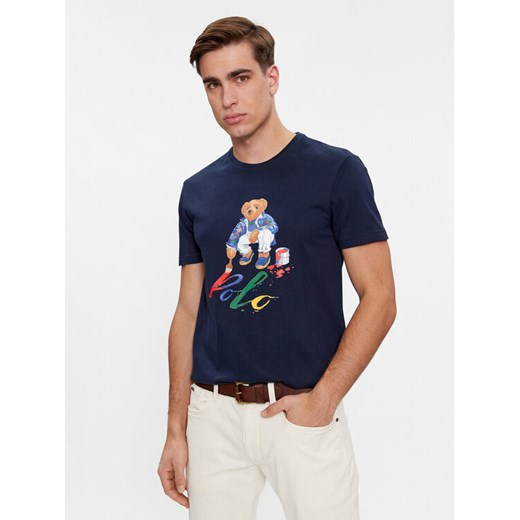 Polo Ralph Lauren T-Shirt 710853310025 Granatowy Slim Fit Polo Ralph Lauren XL MODIVO