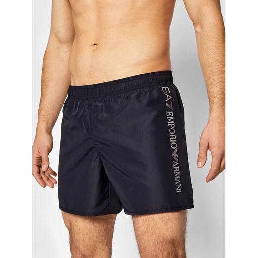EA7 Emporio Armani Szorty kąpielowe 902035 CC720 00020 Czarny Regular Fit 50 MODIVO