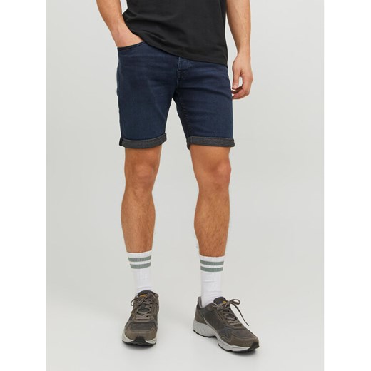 Jack&Jones Szorty jeansowe Rick 12223678 Granatowy Regular Fit M MODIVO