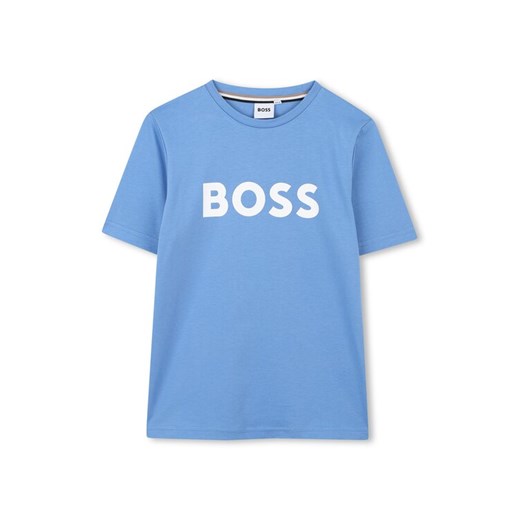 BOSS T-Shirt J52030 D Granatowy Regular Fit ze sklepu MODIVO w kategorii T-shirty chłopięce - zdjęcie 183946635