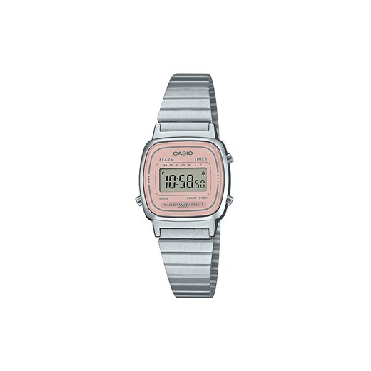 Casio Zegarek Vintage Mini LA670WEA-4A2EF Srebrny ze sklepu MODIVO w kategorii Zegarki - zdjęcie 183946649