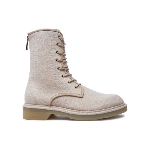 Max Mara Botki Bakerzip 2424796072600 Beżowy ze sklepu MODIVO w kategorii Botki - zdjęcie 183946736