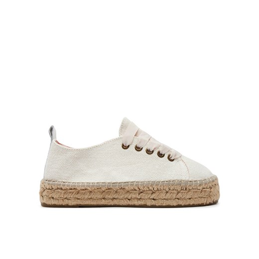 Manebi Espadryle La Havana Lace-Up Espadrilles O 7.0 E0 Biały Manebi 38 MODIVO
