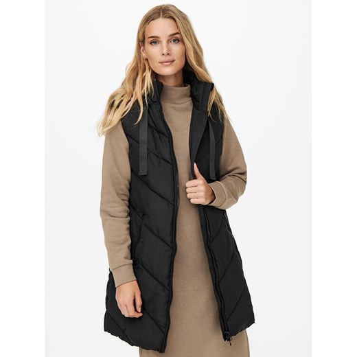 JDY Bezrękawnik 15220630 Czarny Regular Fit Jdy S MODIVO