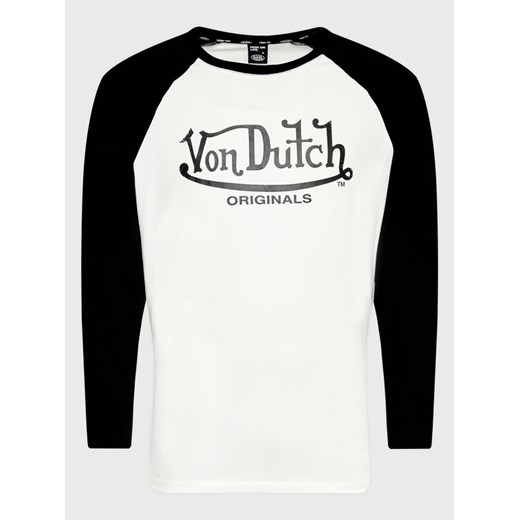 Von Dutch Longsleeve Lane 6 324 009 Biały Relaxed Fit Von Dutch M MODIVO