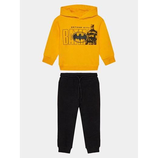OVS Dres BATMAN 1889336 Żółty Regular Fit ze sklepu MODIVO w kategorii Dresy chłopięce - zdjęcie 183946785