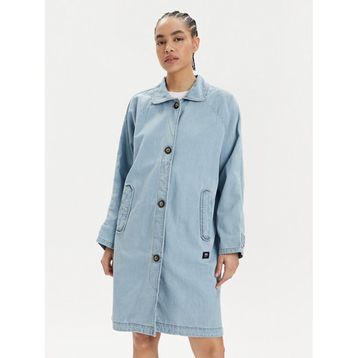 Vans Kurtka jeansowa Skate Mac Denim Coat VN000G90 Szary Regular Fit ze sklepu MODIVO w kategorii Kurtki damskie - zdjęcie 183946788