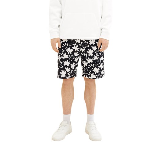 Tom Tailor Denim Szorty sportowe 1036283 Czarny Regular Fit Tom Tailor Denim M MODIVO
