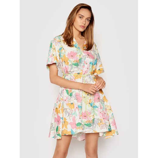 Imperial Sukienka letnia AAXTBSY Beżowy Relaxed Fit ze sklepu MODIVO w kategorii Sukienki - zdjęcie 183946869