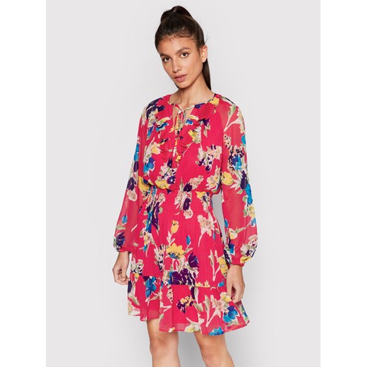 Lauren Ralph Lauren Sukienka codzienna 200871388001 Różowy Regular Fit ze sklepu MODIVO w kategorii Sukienki - zdjęcie 183946898