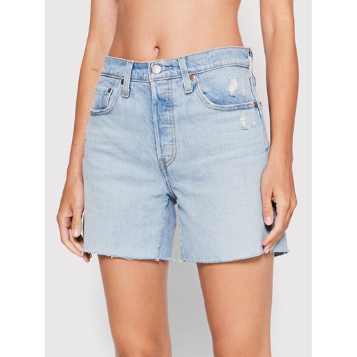 Levi's® Szorty jeansowe 501® 85833-0018 Niebieski Slim Fit 23 MODIVO