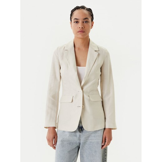 United Colors Of Benetton Marynarka 25BVDW036 Beżowy Regular Fit ze sklepu MODIVO w kategorii Marynarki damskie - zdjęcie 183946938