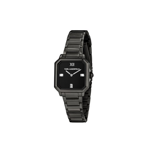 KARL LAGERFELD Zegarek R0553102504 Czarny ze sklepu MODIVO w kategorii Zegarki - zdjęcie 183946975