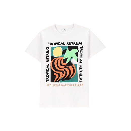 Coccodrillo T-Shirt WC5143205TBJ Biały Regular Fit ze sklepu MODIVO w kategorii T-shirty chłopięce - zdjęcie 183946989