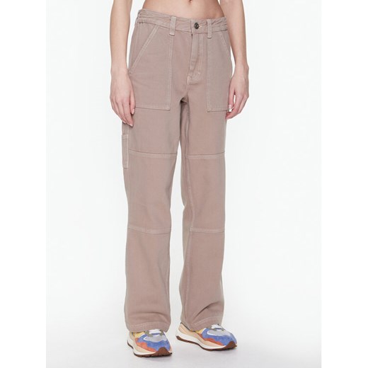 BDG Urban Outfitters Spodnie materiałowe BDG UTILITY SKATE SAND 76474220 Beżowy Relaxed Fit ze sklepu MODIVO w kategorii Spodnie damskie - zdjęcie 183946995