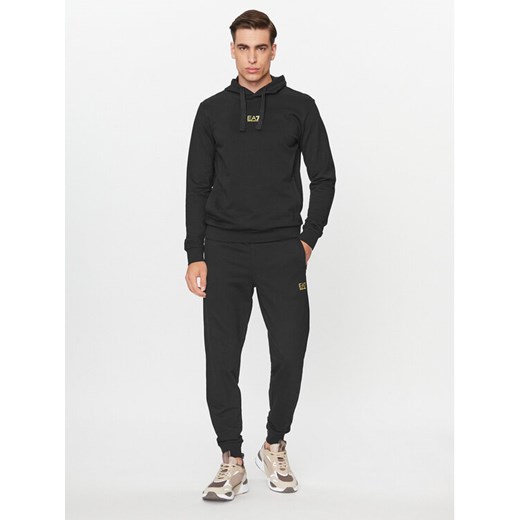 EA7 Emporio Armani Dres 8NPV81 PJ05Z 0208 Czarny Regular Fit ze sklepu MODIVO w kategorii Dresy męskie - zdjęcie 183946996