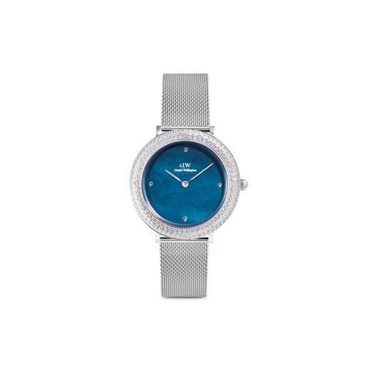 Daniel Wellington Zegarek Crystalline Bezel 3 DW00100825 Srebrny ze sklepu MODIVO w kategorii Zegarki - zdjęcie 183947007
