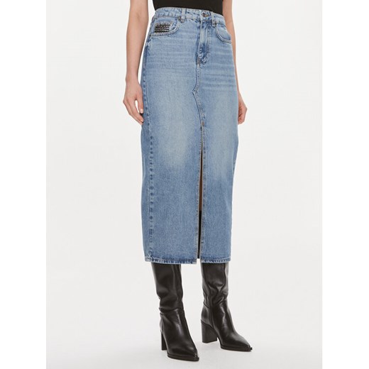 Liu Jo Spódnica jeansowa UF3169 D4861 Niebieski Regular Fit ze sklepu MODIVO w kategorii Spódnice - zdjęcie 183947017