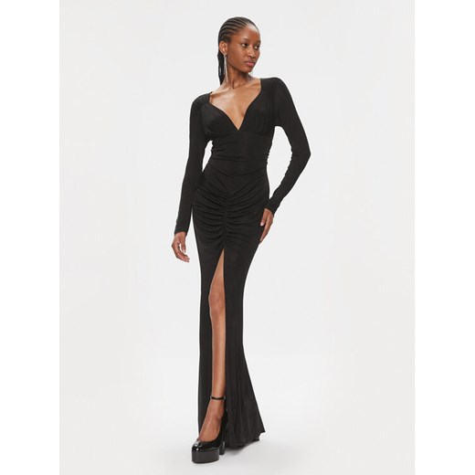 Pinko Sukienka wieczorowa Busetto Abito 102916 A1JS Czarny Slim Fit ze sklepu MODIVO w kategorii Sukienki - zdjęcie 183947056