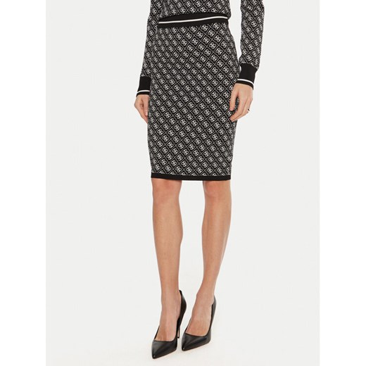 Guess Spódnica ołówkowa Lise W4BD53 Z37K0 Czarny Slim Fit ze sklepu MODIVO w kategorii Spódnice - zdjęcie 183947069