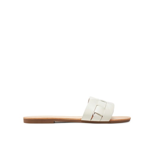 ONLY Shoes Klapki Onlfeli-3 15335548 Biały ze sklepu MODIVO w kategorii Klapki damskie - zdjęcie 183947075