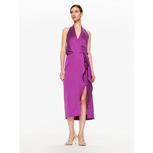 Pinko Sukienka koktajlowa Protone Abito AI 23-24 PDTI 101613 Z345 Fioletowy Regular Fit ze sklepu MODIVO w kategorii Sukienki - zdjęcie 183947095