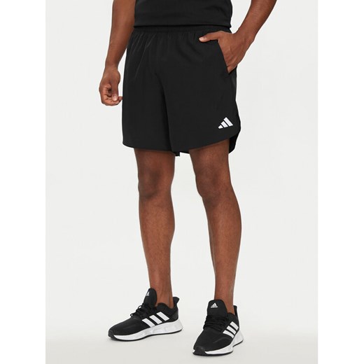 adidas Szorty sportowe Run It IL7232 Czarny Regular Fit ze sklepu MODIVO w kategorii Spodenki męskie - zdjęcie 183947106