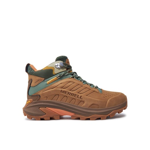 Merrell Trekkingi Moab Speed 2 Mid Ltr Wp J038426 Brązowy ze sklepu MODIVO w kategorii Buty trekkingowe damskie - zdjęcie 183947117