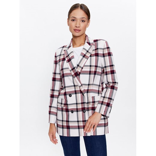 Tommy Hilfiger Marynarka WW0WW40052 Kolorowy Regular Fit ze sklepu MODIVO w kategorii Marynarki damskie - zdjęcie 183947219