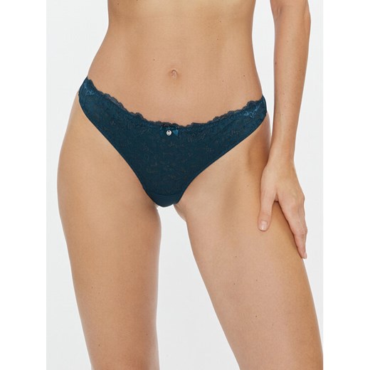 Hunkemöller Stringi Marine 202701 Niebieski ze sklepu MODIVO w kategorii Majtki damskie - zdjęcie 183947389