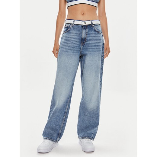 Hugo Jeansy Leni_2_B 50514723 Niebieski Loose Fit 32_32 MODIVO
